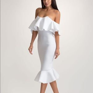 Brand-New Evening Party Off-Shoulder Dress
